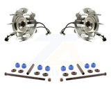 Front Hub Bearing Assembly & Link Kit For Chevrolet Silverado 2500 HD GMC Sierra