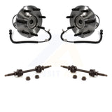 Front Hub Bearing Assembly And Link Kit For Ford F-150