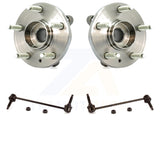 Front Hub Bearing Assembly And Link Kit For Ford Taurus Flex Lincoln MKS MKT