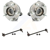 Front Hub Bearing Assembly & Link Kit For Nissan Altima Maxima Pathfinder Murano