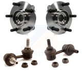 Front Hub Bearing Assembly And Link Kit For Mitsubishi Lancer