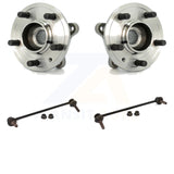 Front Hub Bearing Assembly And Link Kit For 2006-2013 Land Rover Range Sport