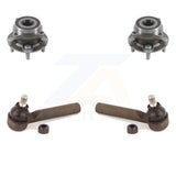 Front Wheel Bearing And Tie Rod End Kit For Subaru Forester Crosstrek Impreza XV