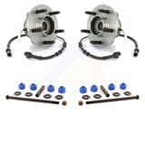 Front Hub Bearing Assembly And Link Kit For Ford F-150 4WD with 4-Wheel ABS