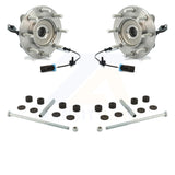 Front Hub Bearing Assembly & Link Kit For Chevrolet Silverado 3500 HD GMC Sierra