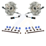 Front Hub Bearing Assembly & Link Kit For Chevrolet Silverado 3500 HD GMC Sierra