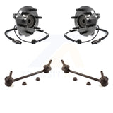 Front Hub Bearing Assembly Link Kit For Ford F-150 Studs Face The Same Direction