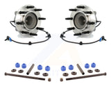 Front Hub Bearing Assembly And Link Kit For Chevrolet Express 3500 GMC Savana