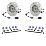 Front Hub Bearing Assembly And Link Kit For Chevrolet K2500 GMC K3500 Suburban