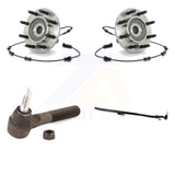 Front Wheel Bearing And Tie Rod End Kit For 2008 Dodge Ram 1500 4WD