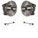 Front Hub Bearing Assembly & Link Kit For Jeep Cherokee With Off Road Suspension