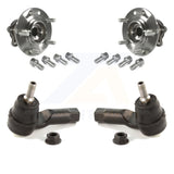 Front Wheel Bearing And Tie Rod End Kit For 2011-2012 Mitsubishi RVR 4WD