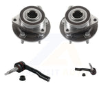 Front Wheel Bearing And Tie Rod End Kit For 2016-2019 Chevrolet Volt