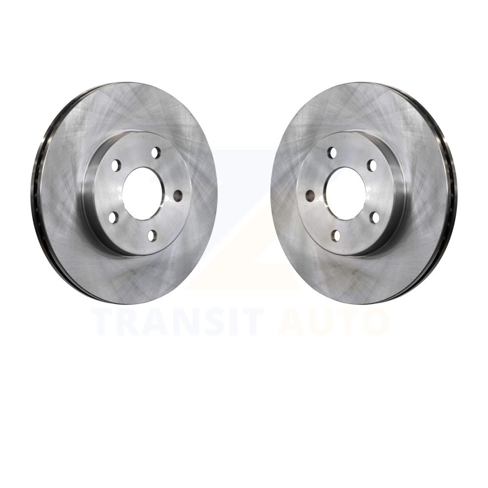 Front Disc Brake Rotors & Ceramic Pads Kit – Chevy Cobalt, Pontiac G5, Saturn Ion – 256mm Vented