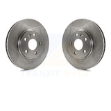 Front Disc Brake Rotors Pair For Cadillac CTS