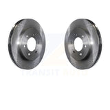 Front Disc Brake Rotor Pair For Ford F-150 Lincoln Mark LT With 6 Lug Wheels 4WD