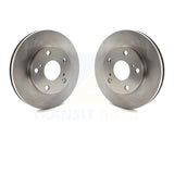 Front Disc Brake Rotors Pair For Toyota Camry 2.2L