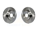Front Disc Brake Rotors Pair For Toyota RAV4