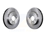 Front Disc Brake Rotors Pair For Nissan Versa Note Micra