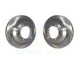 Rear Disc Brake Rotors Pair For Ford E-450 Super Duty