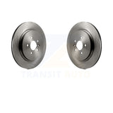 Rear Brake Rotors Pair For Ford Explorer Taurus Flex Police Interceptor Utility