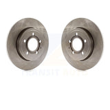 Rear Disc Brake Rotors Pair For Audi A4 Quattro