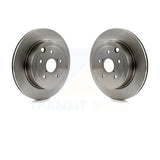 Rear Disc Brake Rotors Pair For Subaru Impreza WRX STI