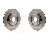 Rear Brake Rotor Pair For Audi Q5 A6 Quattro Q7 Porsche Macan A4 A5 A7 S5 SQ5 S4