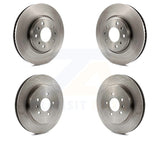 [Front+Rear] 06-07 Cadillac CTS Base With Sport Suspension Premium OE Brake Rotor Kits For Max Braking