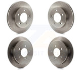 Front Rear Disc Brake Rotors Kit For Ford F-150 4WD