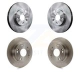 Front Rear Disc Brake Rotors Kit For Honda Accord Acura TSX