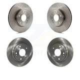 Front Rear Brake Rotors Kit For 15 Honda Civic EX with Coupe Manual transmission