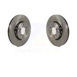 Front Disc Brake Rotors Pair For Acura RLX
