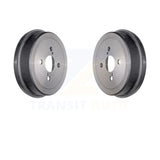 Rear Brake Drums Pair For Toyota Corolla Prizm Chevrolet Geo