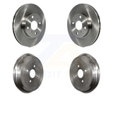 Front Rear Disc Brake Rotors Drums Kit For Toyota Yaris