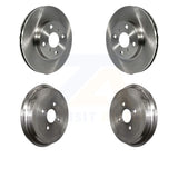 Front Rear Disc Brake Rotors Drums Kit For Toyota Yaris