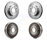 Front Rear Disc Brake Rotors Drums Kit For Honda Civic