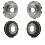 Front Rear Brake Rotors Drums Kit For Chrysler Sebring Dodge Stratus Mitsubishi