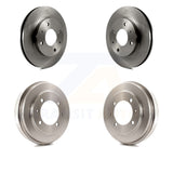 Front Rear Disc Brake Rotors Drums Kit For Mitsubishi Lancer