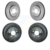 Front Rear Brake Rotors Drum Kit For Dodge Chrysler Town & Country Grand Caravan