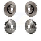 Front Rear Disc Brake Rotors Drums Kit For Ford Focus ST