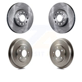 Front Rear Disc Brake Rotors Drums Kit For Volkswagen Jetta Beetle