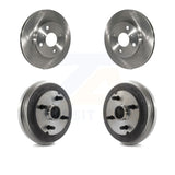 Front Rear Disc Brake Rotors Drums Kit For Toyota Tercel Paseo