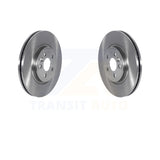 Front Disc Brake Rotors Pair For Jaguar F-Pace Land Rover Range Velar