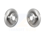 Rear Disc Brake Rotors Pair For Ford Transit Connect