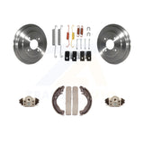 Rear Brake Drum Shoes Spring And Cylinders Kit For 2015-2019 Honda Fit