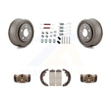 Rear Brake Drum Shoes Spring And Cylinders Kit For Jeep Wrangler TJ