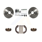 Rear Brake Drum Shoes Spring And Cylinders Kit For Nissan Sentra Versa Cube