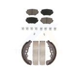 Front Rear Ceramic Brake Pads And Drum Shoes Kit For Suzuki Grand Vitara