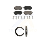 Front Ceramic Brake Pads & Rear Parking Shoes Kit For 2012-2013 Kia Sportage FWD